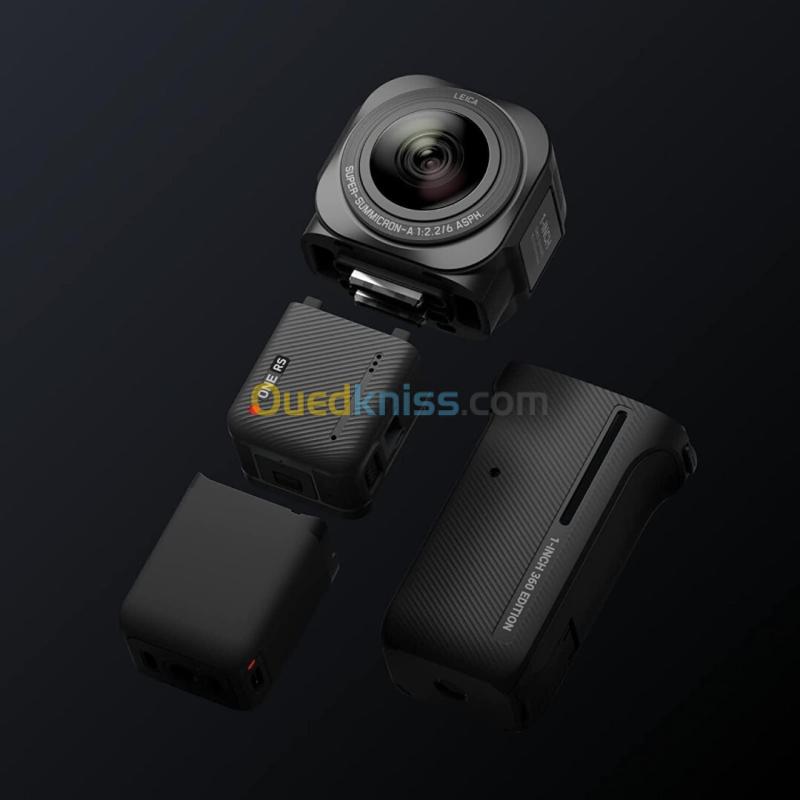 Insta360 One RS 1-inch 360 Edition - Caméra 360 VIDEO UHD 6K avec Deux capteurs 1 Pouce, co-conçue avec Leica, Photo 21MP, stabilisation FlowState, Faible luminosité de qualité, résistante à l'eau 10