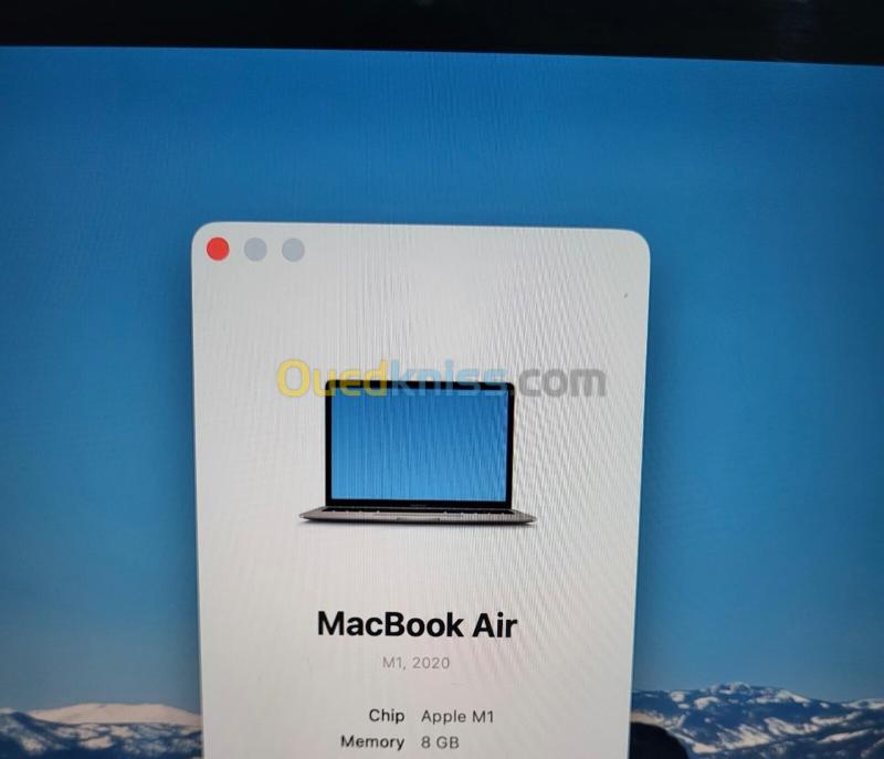 MacBook Air M1 | 8GB RAM | 256GB SSD | COMPTAGE DE CYCLES 91 9