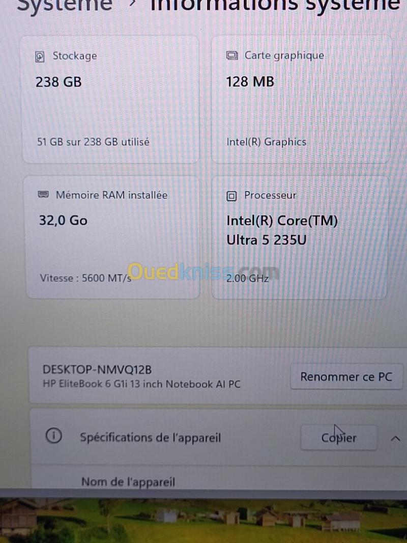 HP EliteBook 6 G1i 13'' NoteBook AI PC | INTEL CORE Ultra 5 225U | 32GB RAM | 256 NVMe | 25
