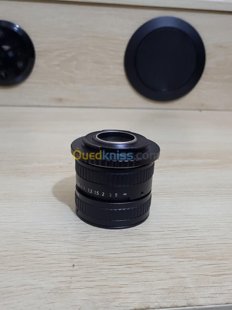 SCHNEIDER Xenon 1:0.95/25mm OBJECTIF ultra-rapide + Adaptateur C-Mount Pour Panasonic Lumix  2