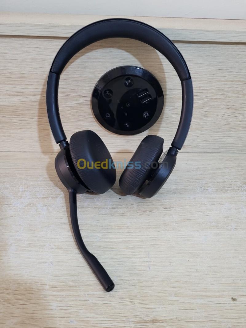 Poly Voyager 4320-M - Micro-casque - sur-oreille - Bluetooth - sans fil, filaire - USB-A via adaptateur Bluetooth - noir - certifié Zoom, Certifié pour Microsoft Teams 4