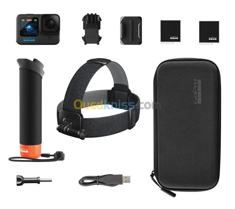 GoPro HERO12 Black - Caméra daction étanche - Ultra HD 5.3K60 Photos 27MP - HDR - stabilisation 25
