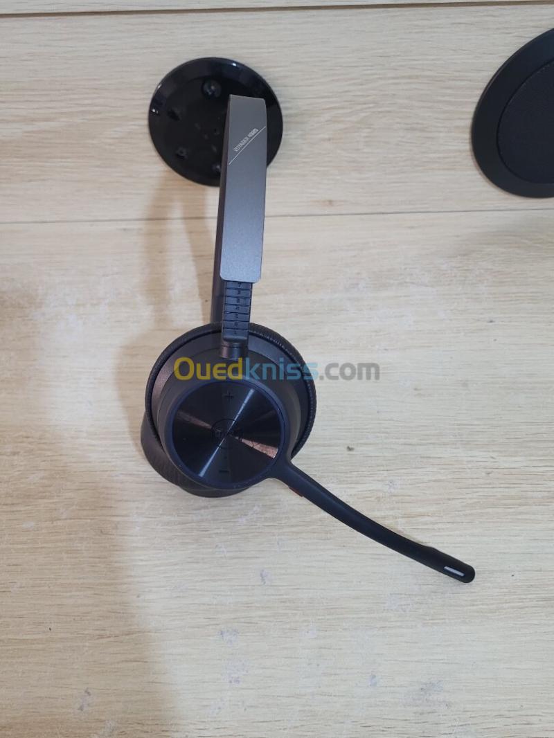 Poly Voyager 4320-M - Micro-casque - sur-oreille - Bluetooth - sans fil, filaire - USB-A via adaptateur Bluetooth - noir - certifié Zoom, Certifié pour Microsoft Teams 7