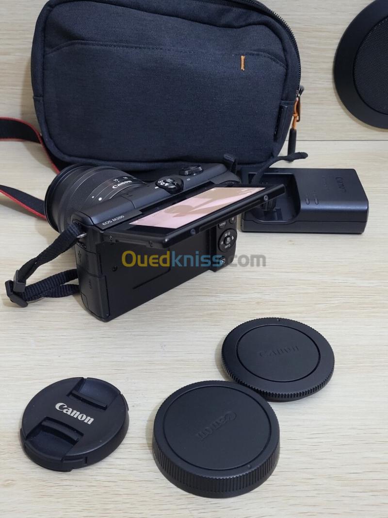 Canon EOS M 200 hybride Vidéo 4K/UHD 30p capteur APS-C de 24Mpx + EF-M 15-45mm f/3,5-6,3 IS STM 6