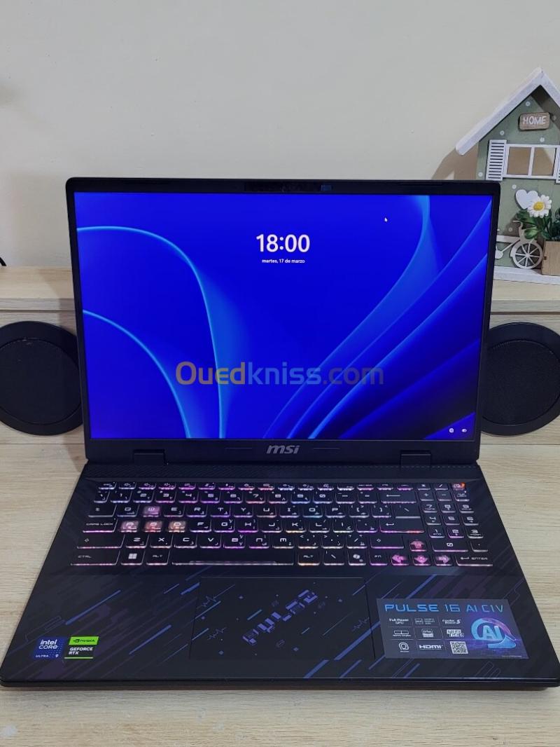 Gaming MSI Pulse 16" QHD+ 240Hz | CORE ULTRA 9 185H | NVIDIA RTX 4060 8GB | 16GB RAM | 1TB NVMe SSD 36