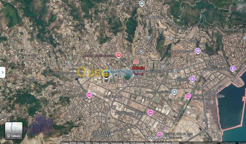 Cherche achat Terrain Béjaïa Bejaia