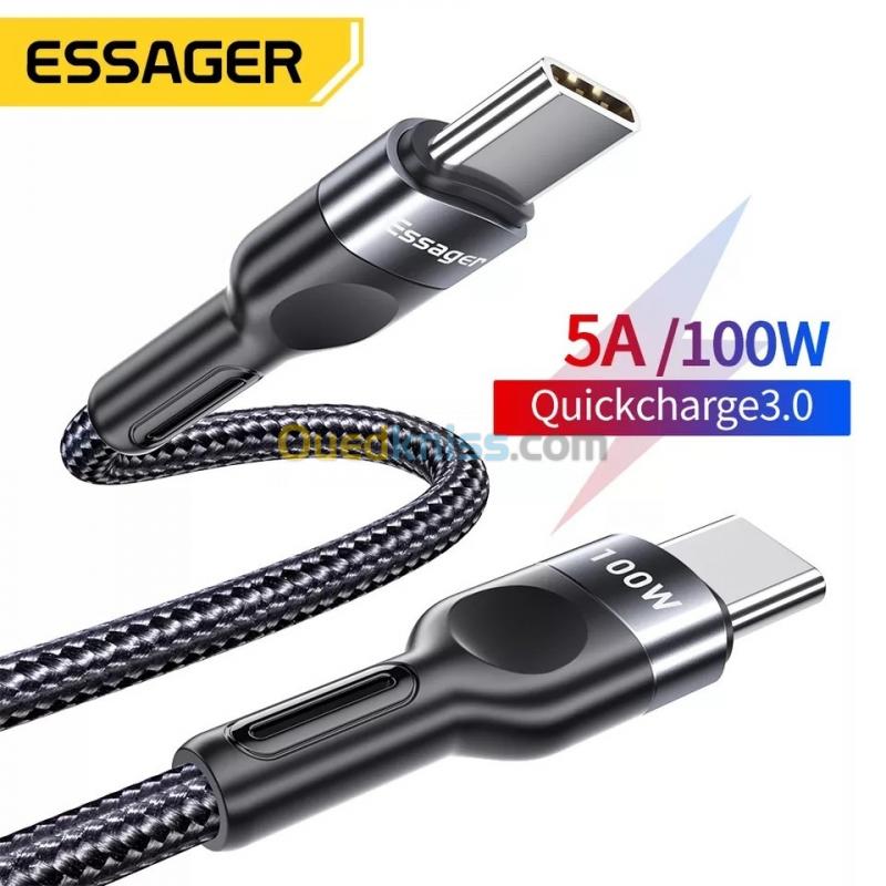  Essanger cable type C 100w 2 mettres