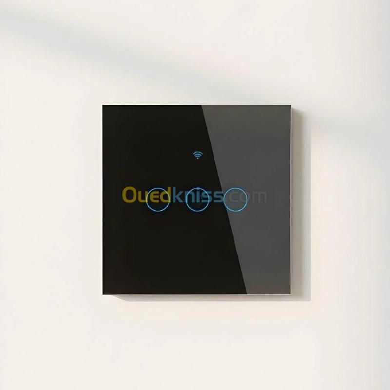 Interrupteur Tactile de lumière intelligent connecté wifi 1 / 2 / 3 / 4 / Boutons 7