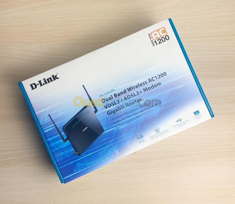  D-LINK AC1200 DSL-G2453DG Dual-Band Gigabit