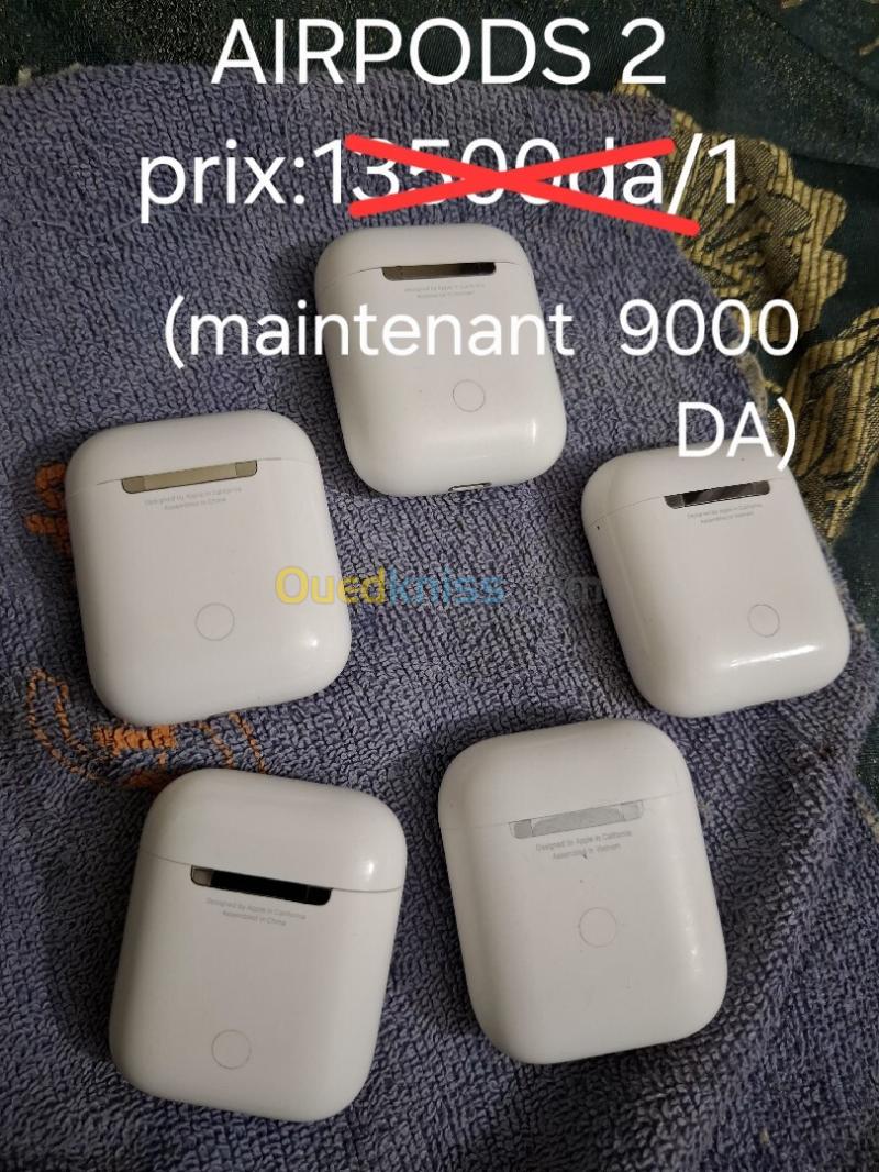 Oreillettes Airpods et plusieurs types de marques cabats (européen).... 22