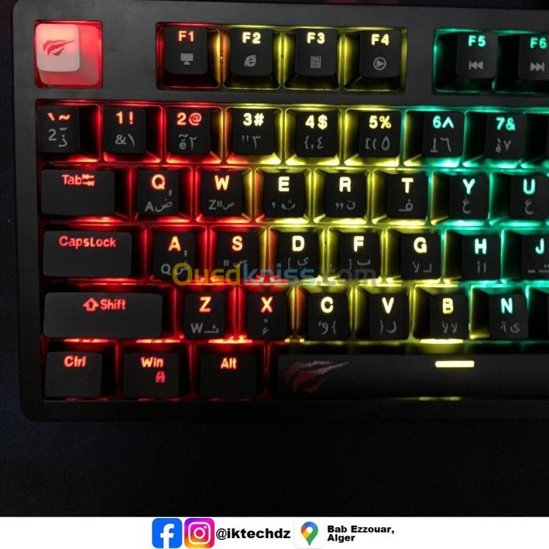 Clavier mécanique Gamer Blue Switch Havit KB892L 6