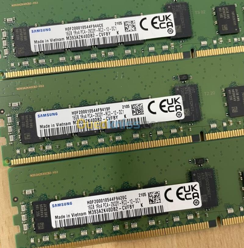 RAM 16Gb DDR4 2933Mhz ECC RDIMM SAMSUNG |  pour Serveur
