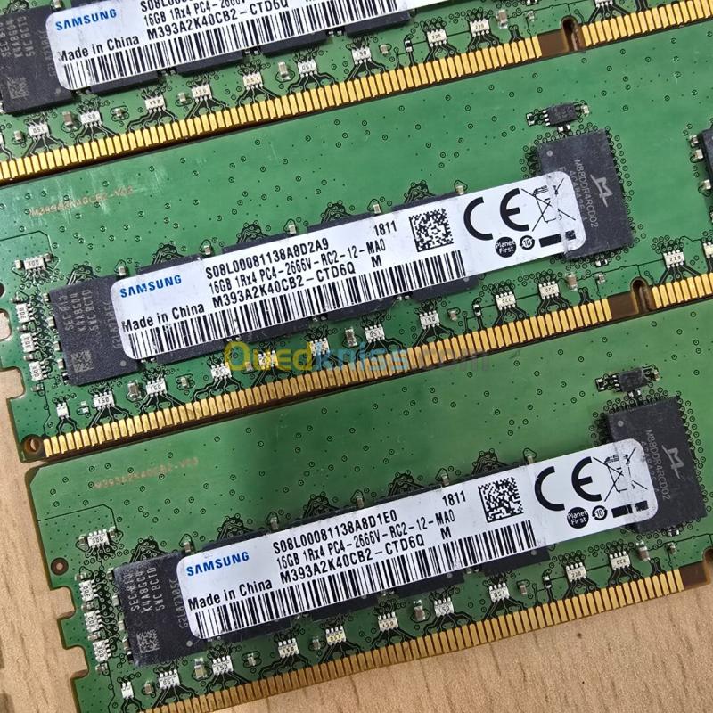 RAM 16Gb DDR4 2666Mhz ECC RDIMM SAMSUNG | Pour Serveur