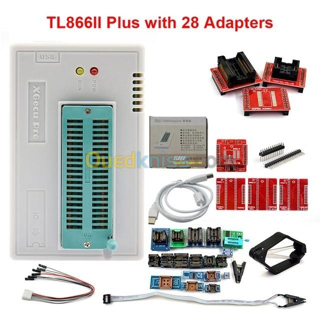  Mini Pro TL866II Plus + 28 Adapters