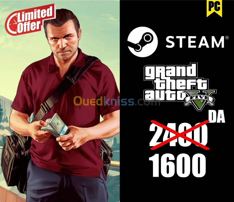  Grand Theft Auto V PREMIUM EDITION GTA5 PC STEAM ONLINE GARANTIE  