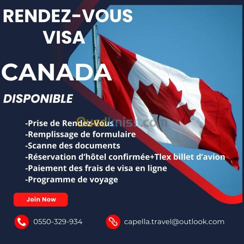  VISA CANADA & UK ANGLETERRE & RDV FRANCE