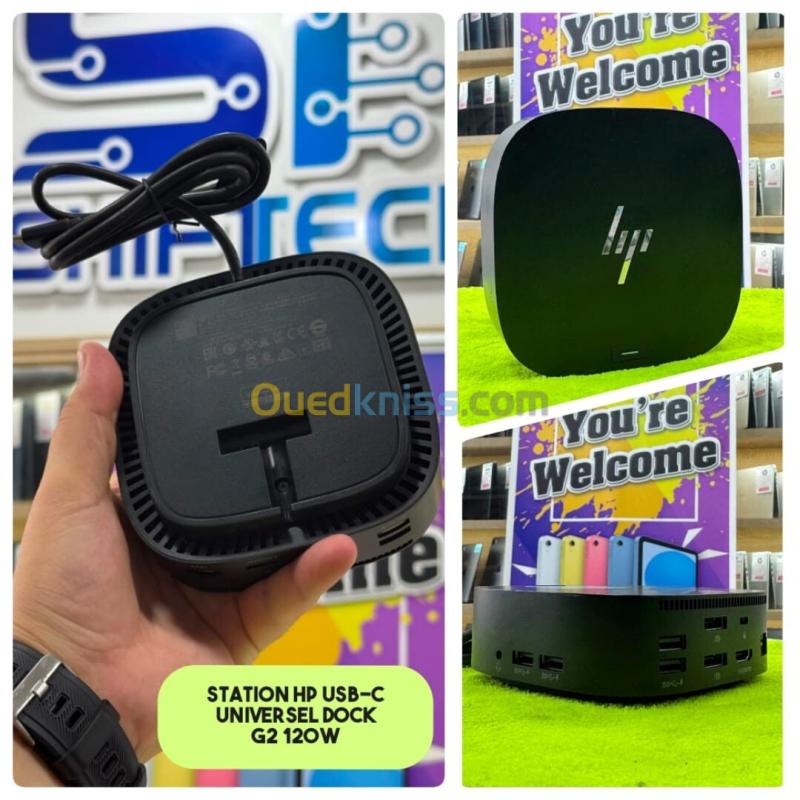 Hub Dock Station USB C Original HP Dell Lenovo Asus Microsoft 4