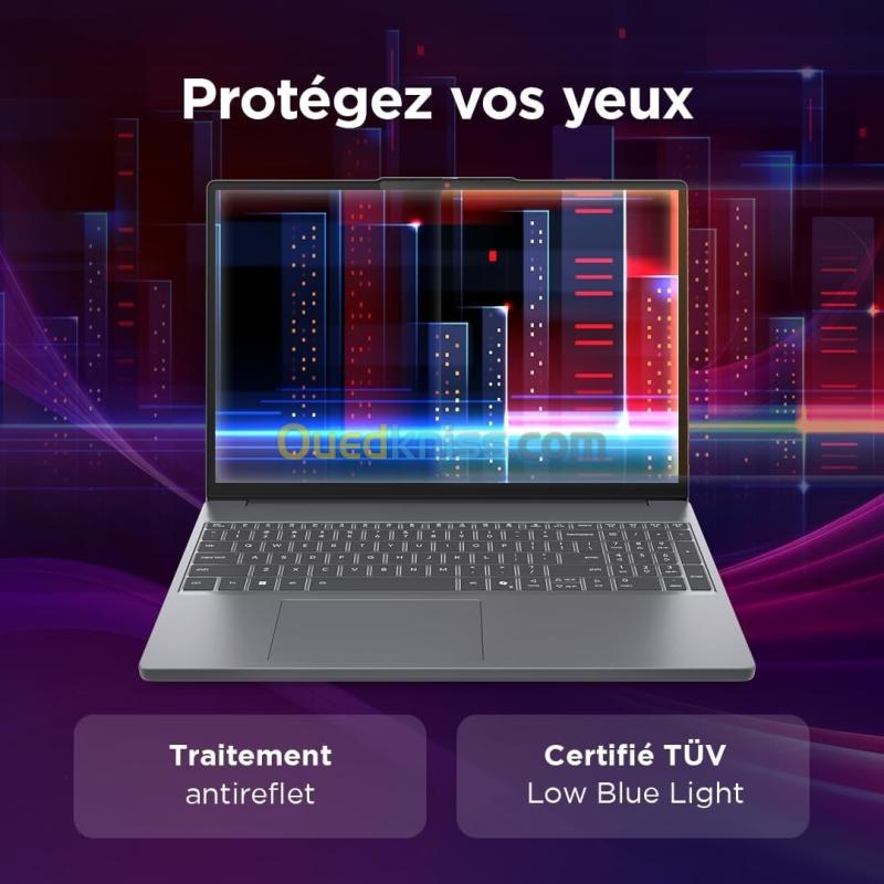 Lenovo IdeaPad Slim 3 15IRH10 - Ordinateur Portable 15.3'' WUXGA (Intel Core i5-13420H, RAM 16Go, SSD 512Go, Intel UHD Graphics, ) Clavier AZERTY Français - Gris 11