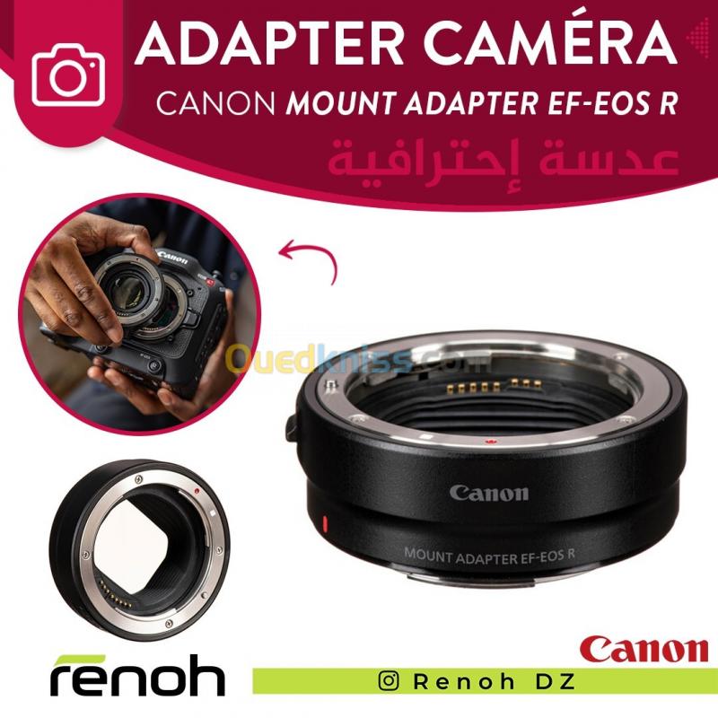 Adaptateur Caméra CANON MOUNT ADAPTER EF-EOS R