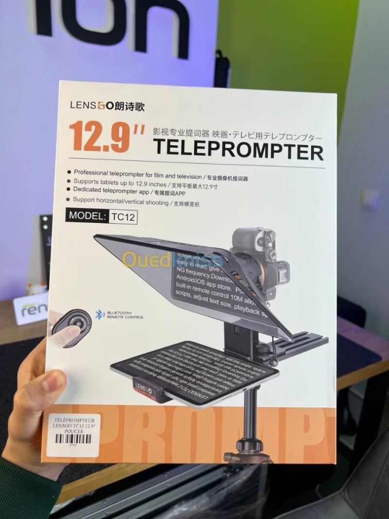 TÉLÉPROMPTEUR LENSGO TC12 12.9"