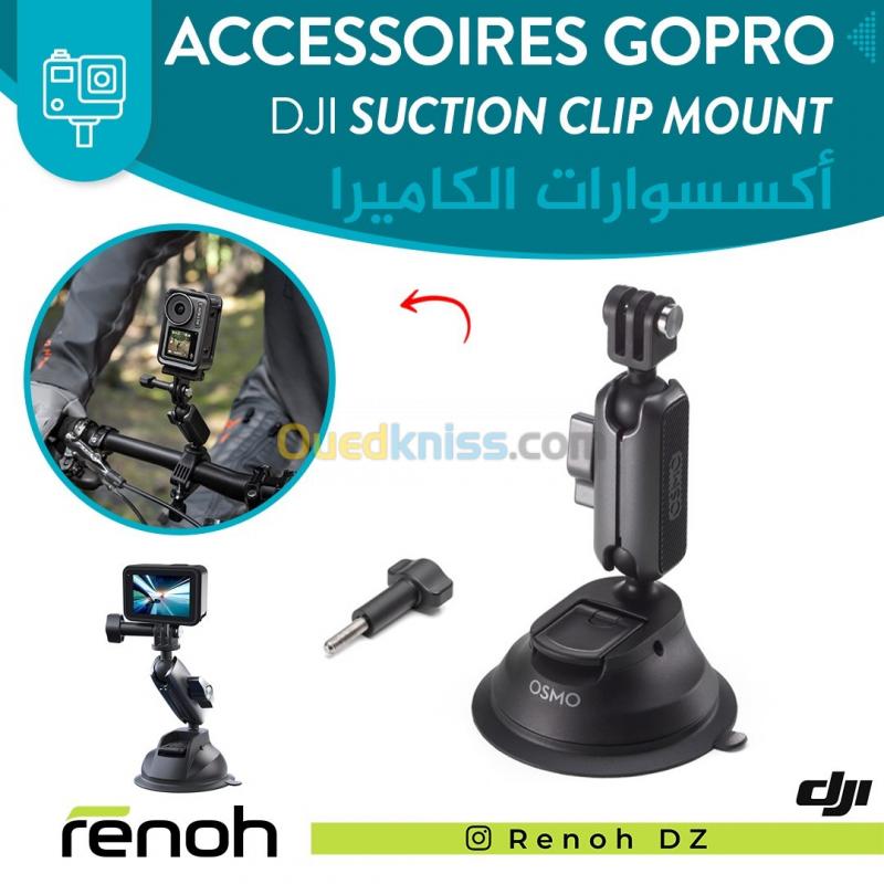  Accessoires Gopro DJI OSMO ACTION SUCTION CUP MOUNT