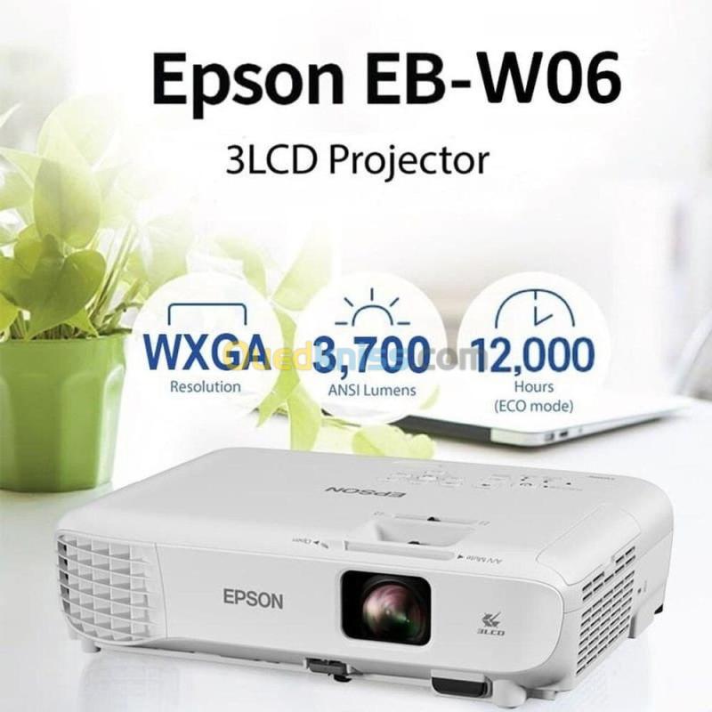 DATA SHOW EPSON EB W06 - 3700 LUMENS