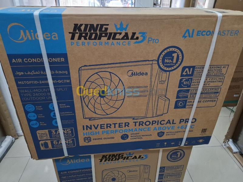 Promotion nouveau climatiseur midea King PRO 24000 btu avec intelligence artificielle
