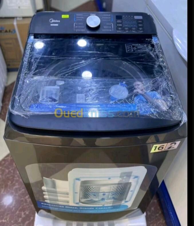 Promotion machine a laver midea 16kg automatique top 