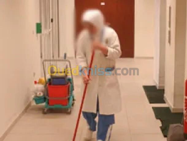  Société de nettoyage, agent d'entretien, femme de ménage, entreprise de nettoyage et jardinage Alger