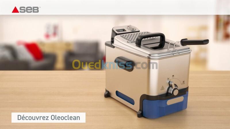 SEB Friteuse semi Pro OLEOCLEAN INOX 3,5L 1.2Kg 8