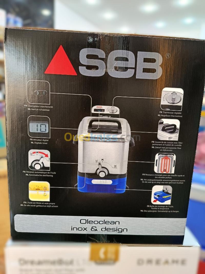 SEB Friteuse semi Pro OLEOCLEAN INOX 3,5L 1.2Kg 2