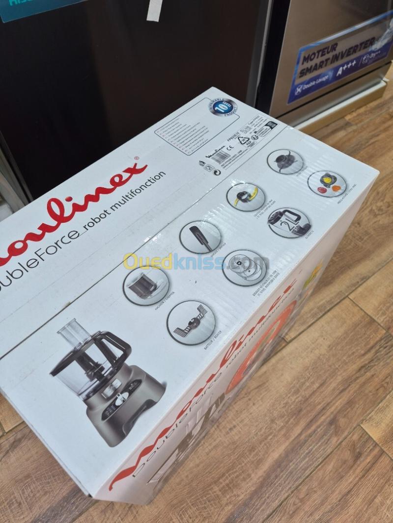 MOULINEX DoubleForce Robot multifonctions 10 accessoires 31 fonctions 1000w 3L 6 vitesses 3
