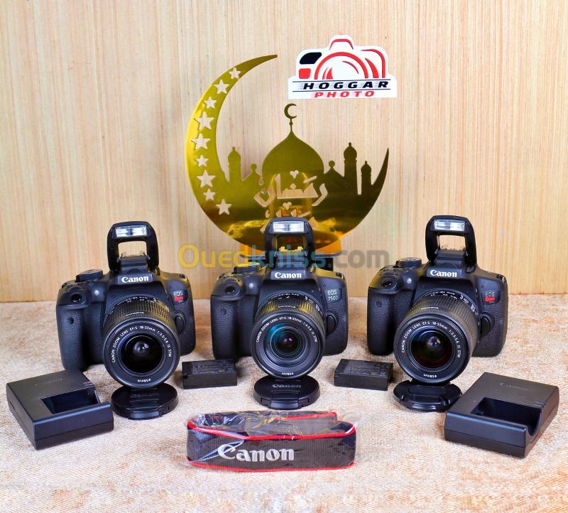   Canon EOS Rebel T6i (750D)+ 18-55mm STM 