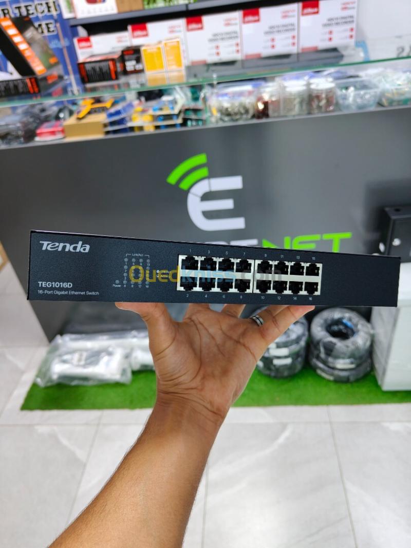Switch TENDA 16 Ports Gigabit 10/100/1000 Mbps Rackable