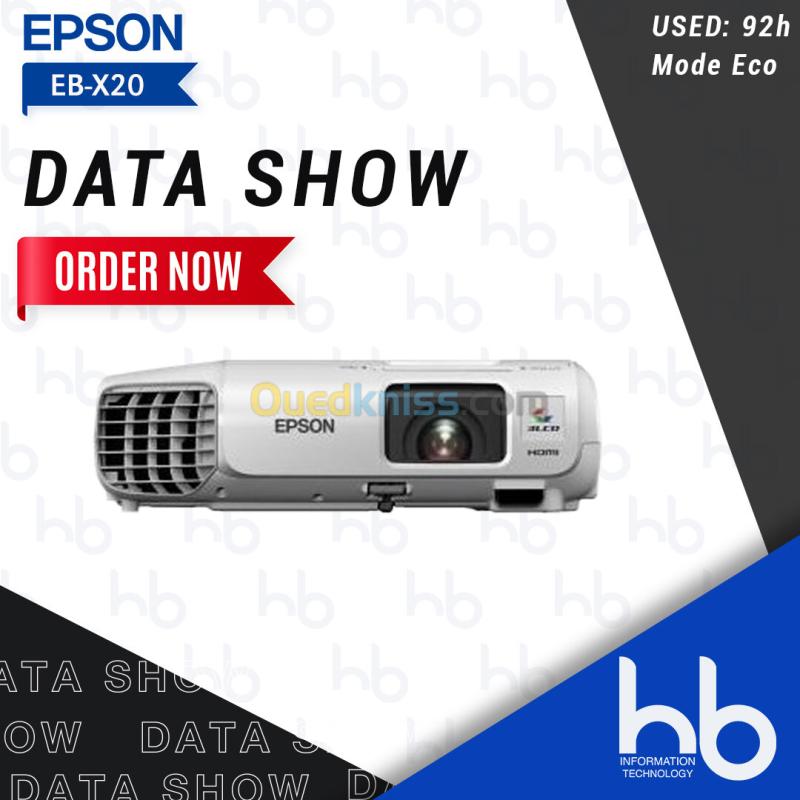 DATA SHOW EPSON EB-X20 USED 92h Mode ECO