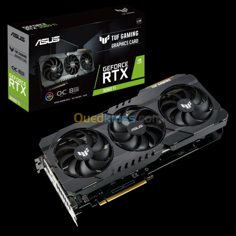  GPU ASUS RTX 3060TI TUF-RTX3060TI-O8G-V2-GAMING - OC