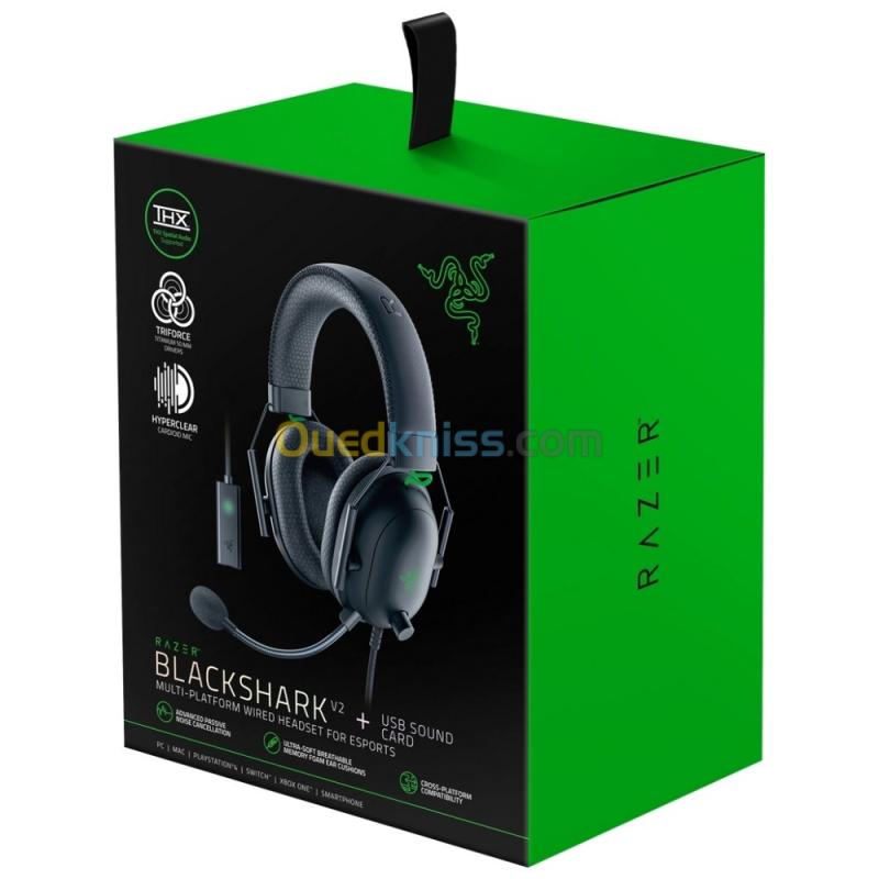 Razer Blackshark V2 + usb sound card original