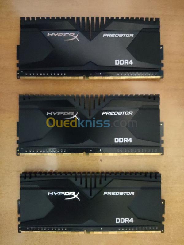  Kingston HyperX Predator DDR4 3000Mhz (3x4GB)12GB 