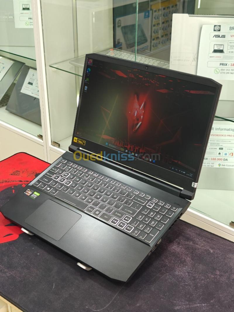ACER NITRO 5 AMD RYZEN 7 5800H 16GB 512GB SSD NVME 15,6 FULLHD IPS 165HZ 6