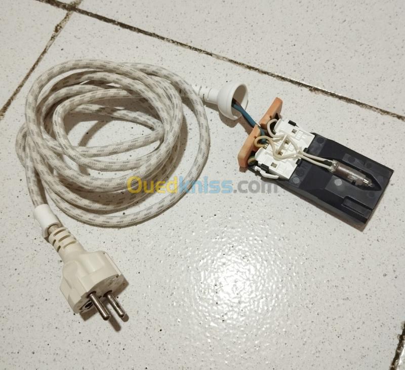 Cordon d'Alimentation pour Fer à Repasser Aquagliss / Aquaspeed / Aquaturbo / Program 8 Calor