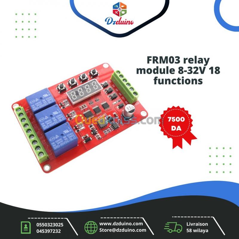   Module relais FRM03 8V-32V Multifonction 