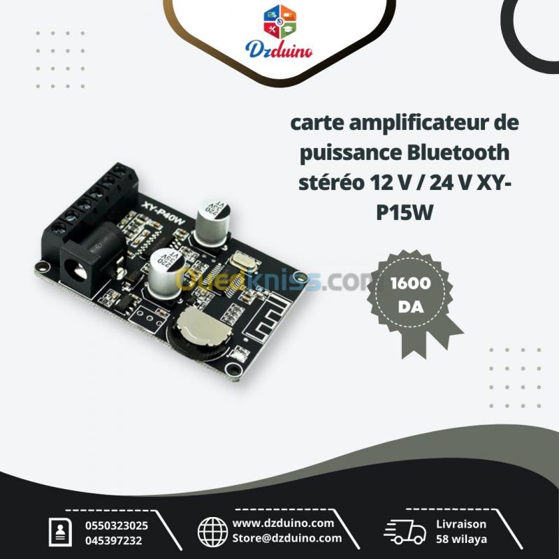   carte amplificateur de puissance Bluetooth stéréo 12 V / 24 V XY-P15W