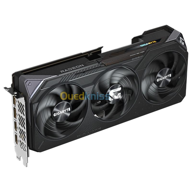 GIGABYTE RADEON RX 9070 XT GAMING OC 16G - CARTE GRAPHIQUE - 16GO GDDR6 - 3 X FANS - PCIe 4.0 - 2x HDMI + 2x DISPLAYPORT - OC - BLACK 2