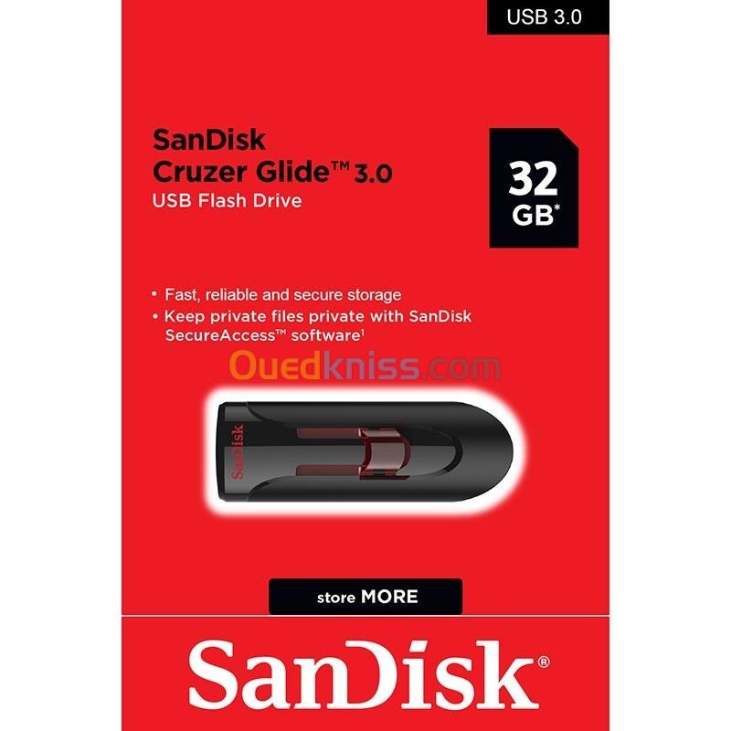 SanDisk Cruzer Glide 32GB 3.0 USB Flash Drive 7