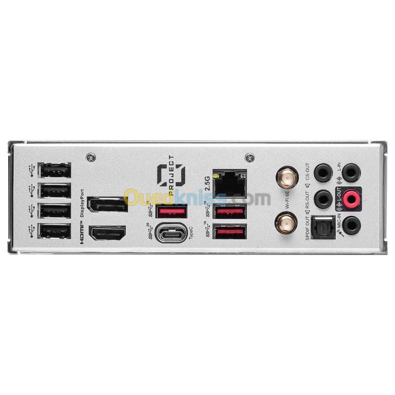 MSI B760M PROJECT ZERO - CARTE MÈRE MICRO ATX - LGA 1700 - 4X DDR5 - M.2 PCIE 4.0 + WI-FI 6E - BLACK 5
