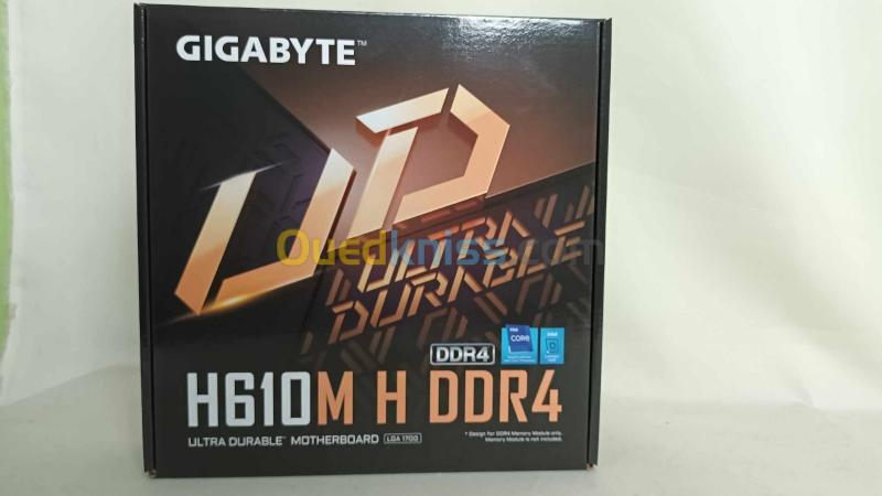  Gigabyte H610M H DDR4 - Micro ATX Socket 1700 - M.2 PCIe 3.0 - USB 3.0 - PCI-Express 4.0 16x