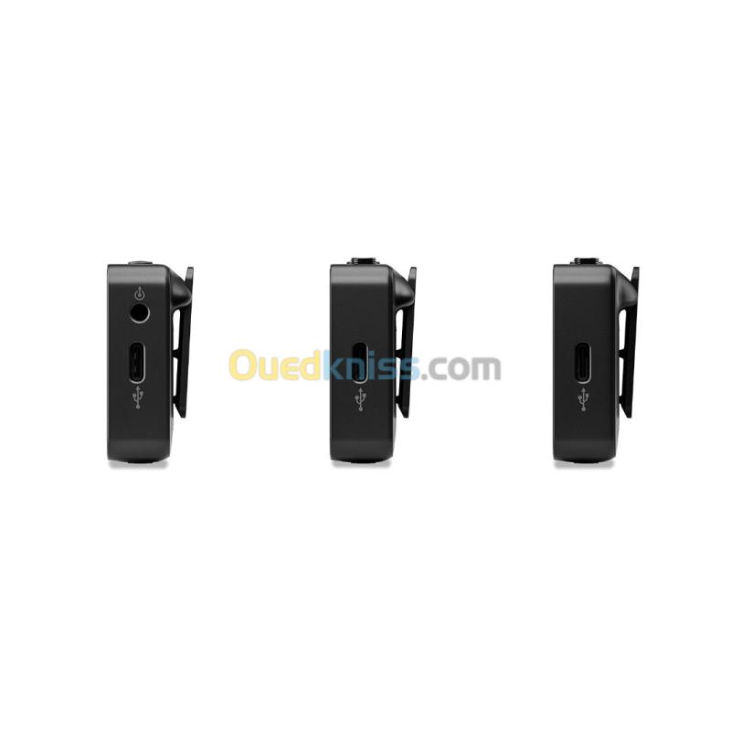 RODE WIRELESS GO (GEN 3) - SYSTÈME DE MICROPHONE SANS FIL - ULTRA COMPACT À DEUX CANAUX - 7 HEURES - 2,4 GHZ - BLACK 5
