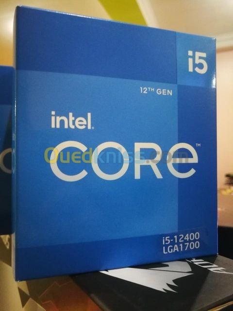  Processeur Intel i5-12400 4.4GHz 6-Core 12-Threads Socket 1700 Cache L3 18 Mo