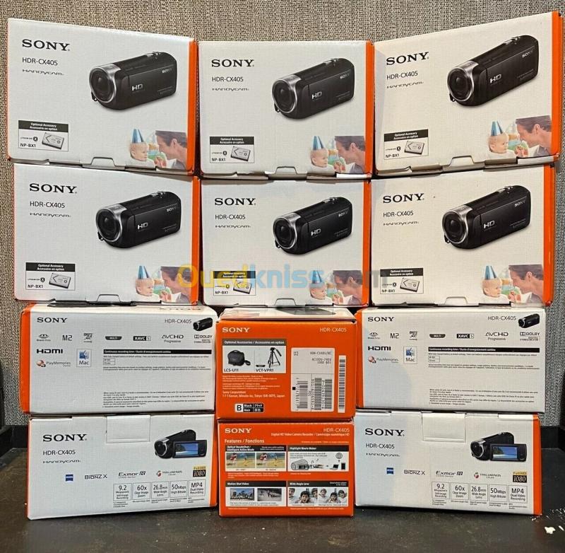 SONY HDR-CX405 - CAMÉSCOPE FHD - ZOOM 60X - OBJECTIF 26.8MM - STABILISATEUR -50MBPS -LCD 2.7"- NOIR