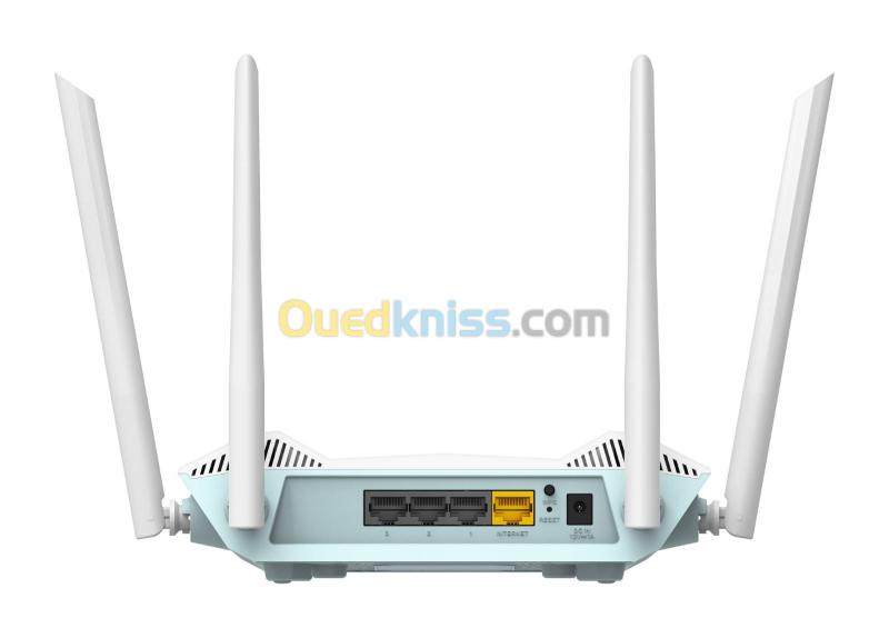 D-LINK EAGLE PRO AX1500 SMART ROUTER R15 - DUAL BAND - WI-FI 6 - AI 5GHZ - OFDMA - GOOGLE  & ALEXA 3